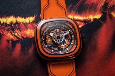 Sevenfriday orange watch hotsell