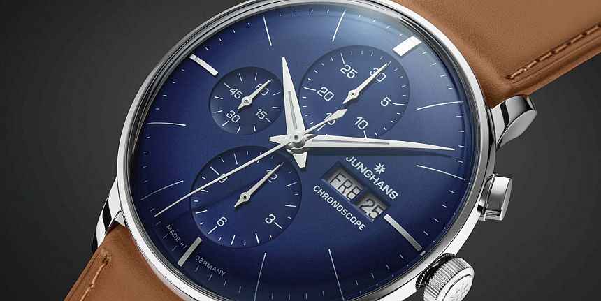 Junghans meister chronoscope blue deals